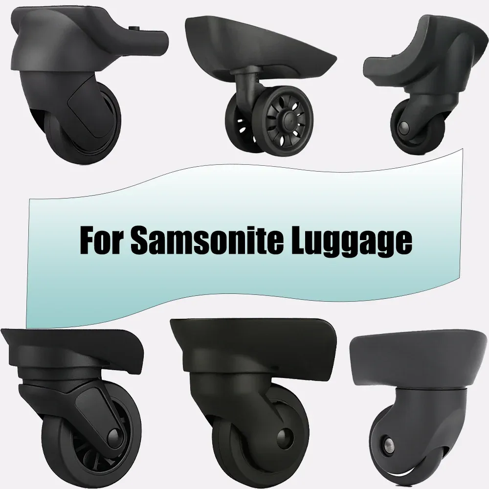 Roues de remplacement pour bagages Samsonite, pivotantes à 360 degrés, silencieuses, robustes, universelles, durables, pour valises et sacs, à remplacement rapide