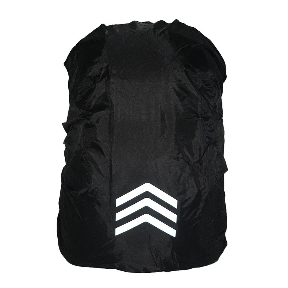 Sac à dos réfléchissant extérieur housse de pluie 190T pêche cyclisme randonnée escalade sac couverture imperméable housse de pluie pour sac à dos 18-45L
