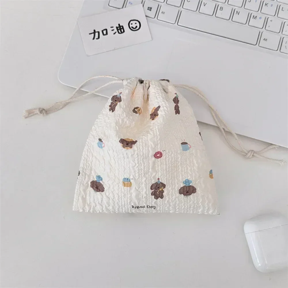 sac à cosmétiques de proximité de dessin animé mignon pour femmes, trousse de maquillage, grande capacité, porte-monnaie, poudres à monnaie, trousses de toilette portables