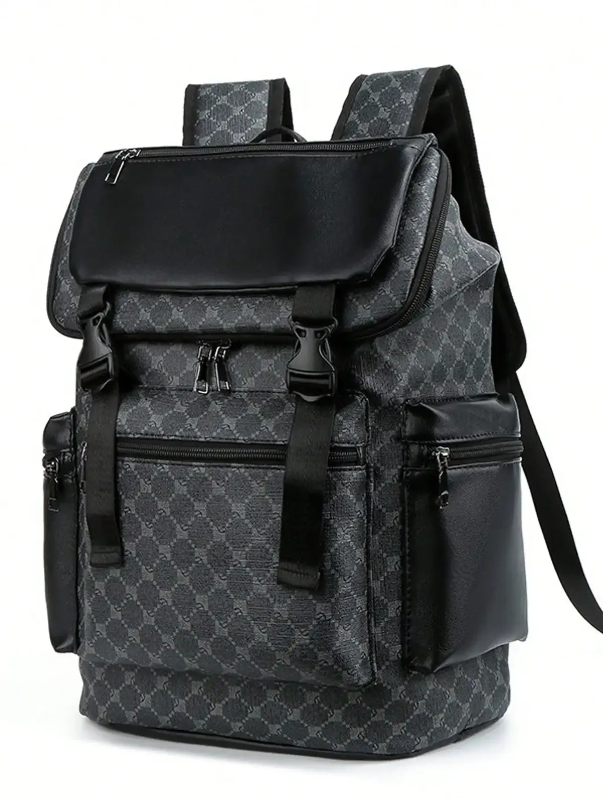 sac à dos imprimé chimpu pour hommes, grande capacité pour les voyages et l'école, sac à livres étanche pour ordinateur portable, automne