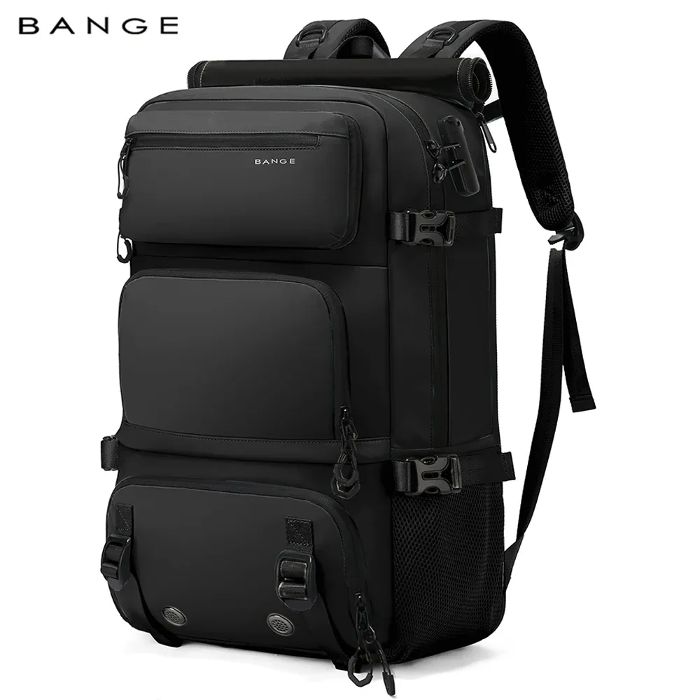 BANGE 30L Anti-vol étanche randonnée Camping sac à dos amovible Trekking sac à dos grande capacité voyage sacs de sport de plein air