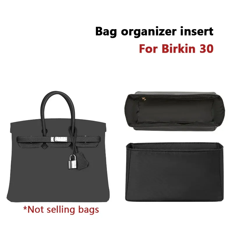 organisateur de sac pour birkin 25 avec support de forme, rangement bien organisé, gain de place, léger et durable, doublure intérieure de sac