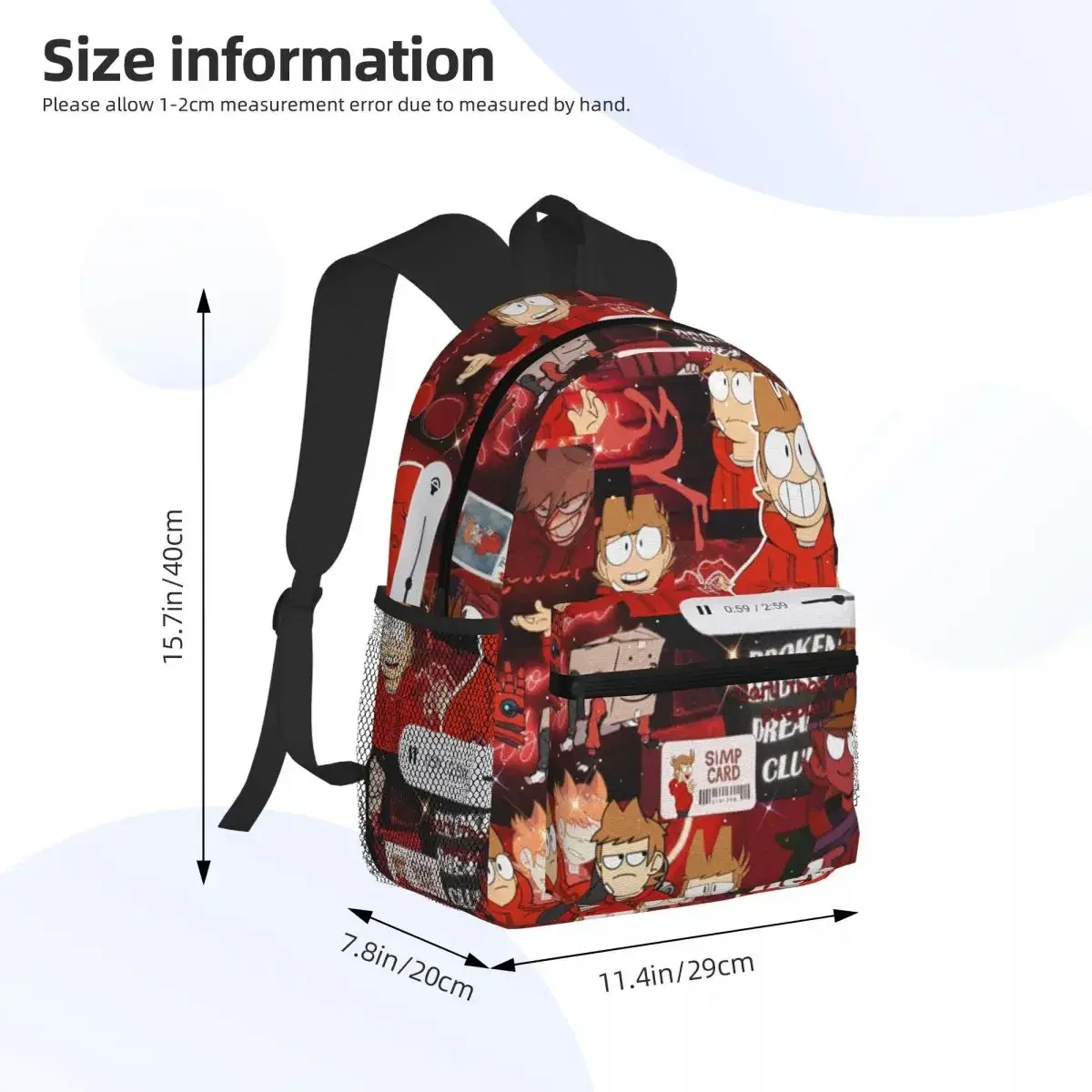 eddsworld sac à dos pour étudiants, sac d'école, sac à dos de randonnée, sac à dos de voyage pour garçons et filles, sac à dos à la mode, sacs à bandoulière