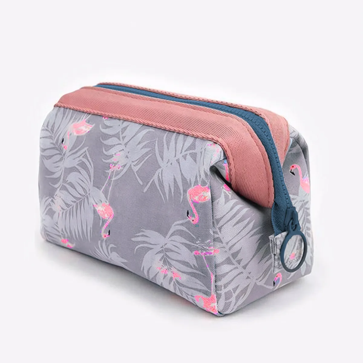 trousse de maquillage femme flamingo, sac de voyage essentiel, trousse de toilette portable, sac cosmétique grande capacité, organisateur de rangement