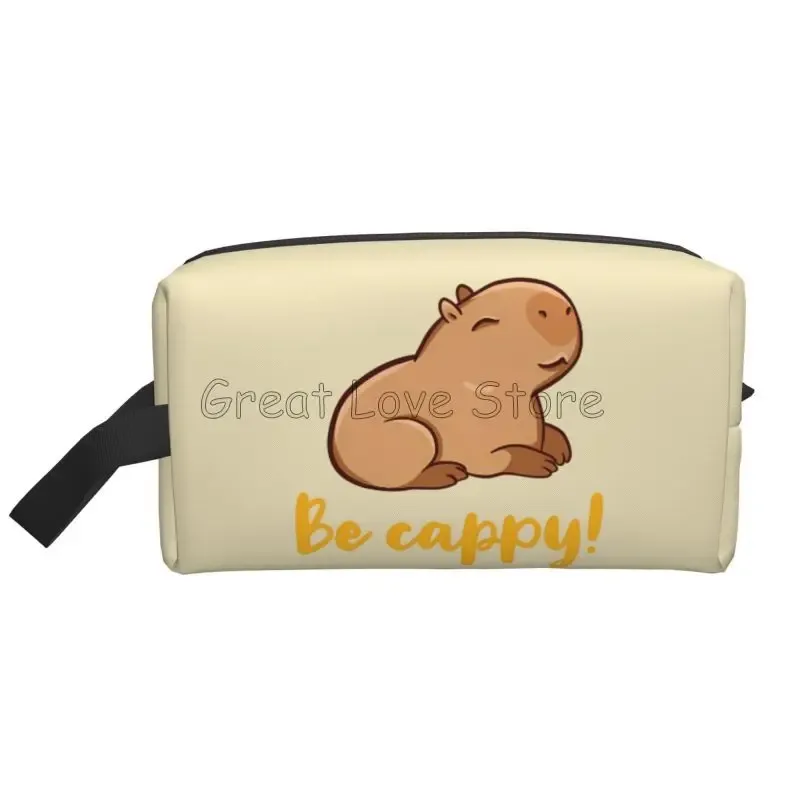 mignon capybara be cappy voyage sac cosmétique grande capacité pochette de maquillage étanche accessoires de toilette organisateur pour femmes filles