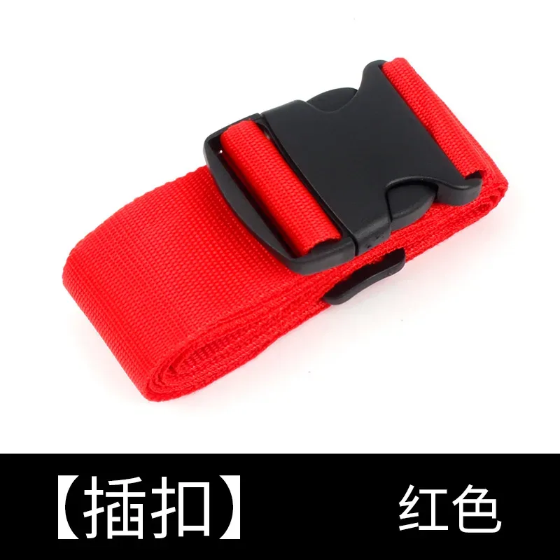 sangles de bagage droites pour valise, ceinture de bagage en polyester avec boucle de déverrouillage réglable, accessoire de voyage 