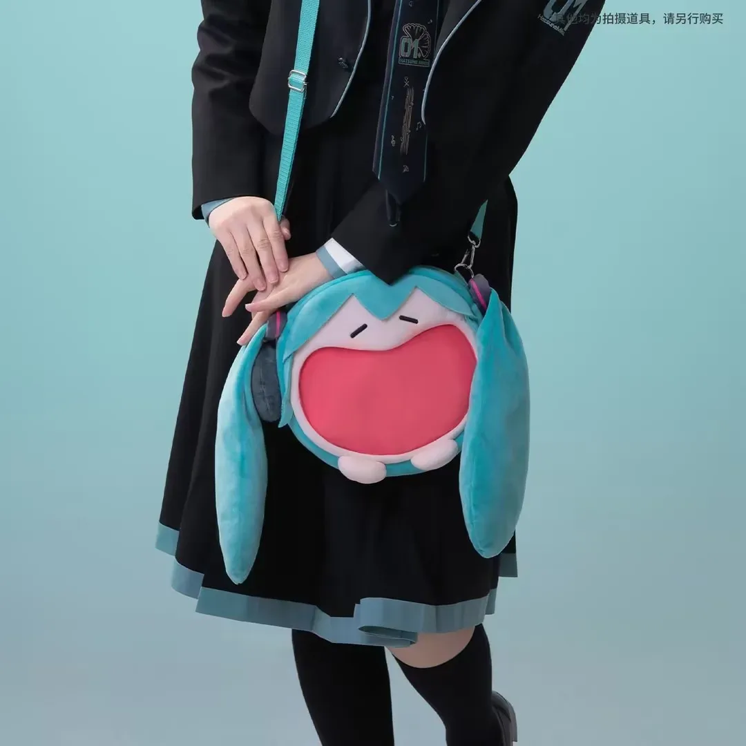 sac à bandoulière itabag officiel miku anime pour femmes et hommes, mini sac à main mignon, sac d'école diy