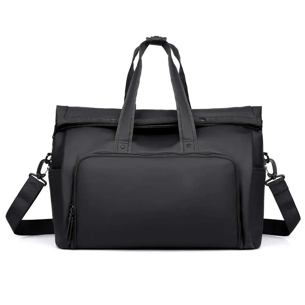 sac de voyage résistant à l'usure de grande capacité, sac à bagages pour courtes distances de 15.6 pouces, cartable pour hommes et femmes, sac de séparation sec et humide