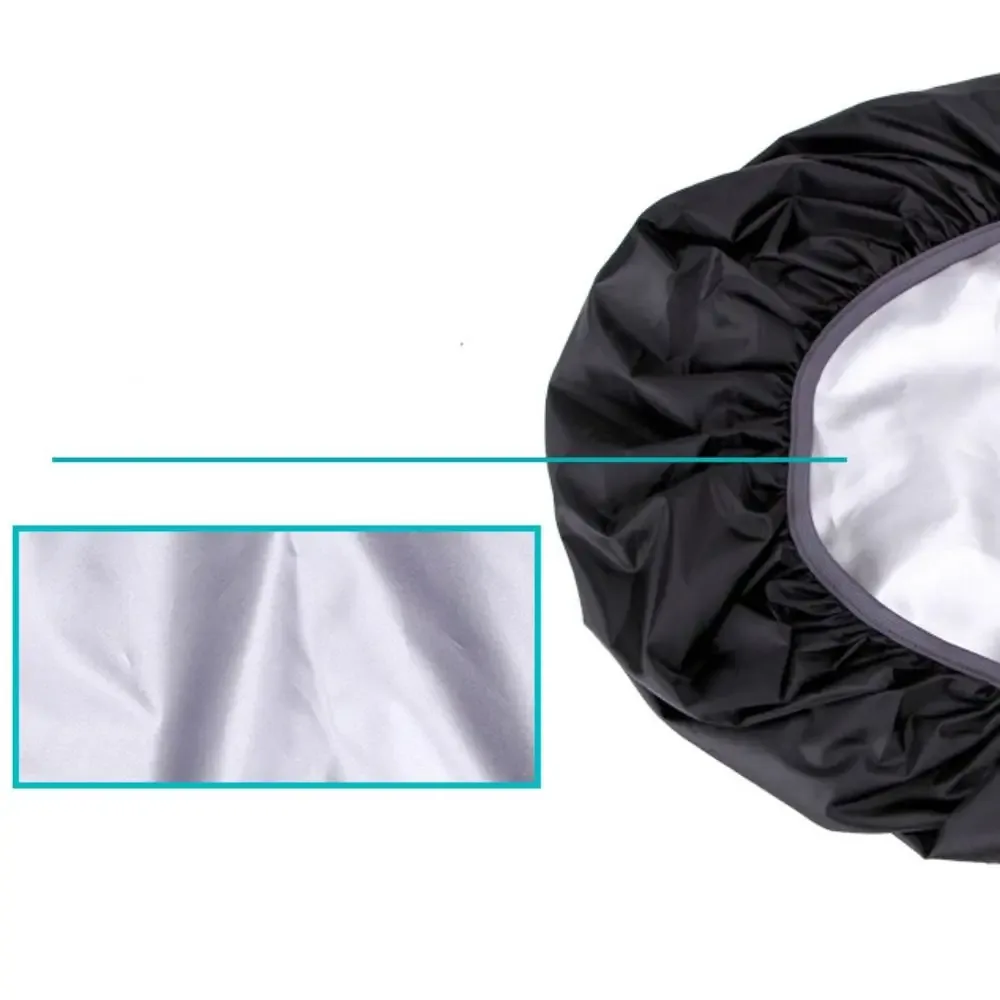 housse de pluie réfléchissante à double boucle, ajustable, élastique, imperméable, en tissu oxford, pour sac à dos, randonnée, escalade