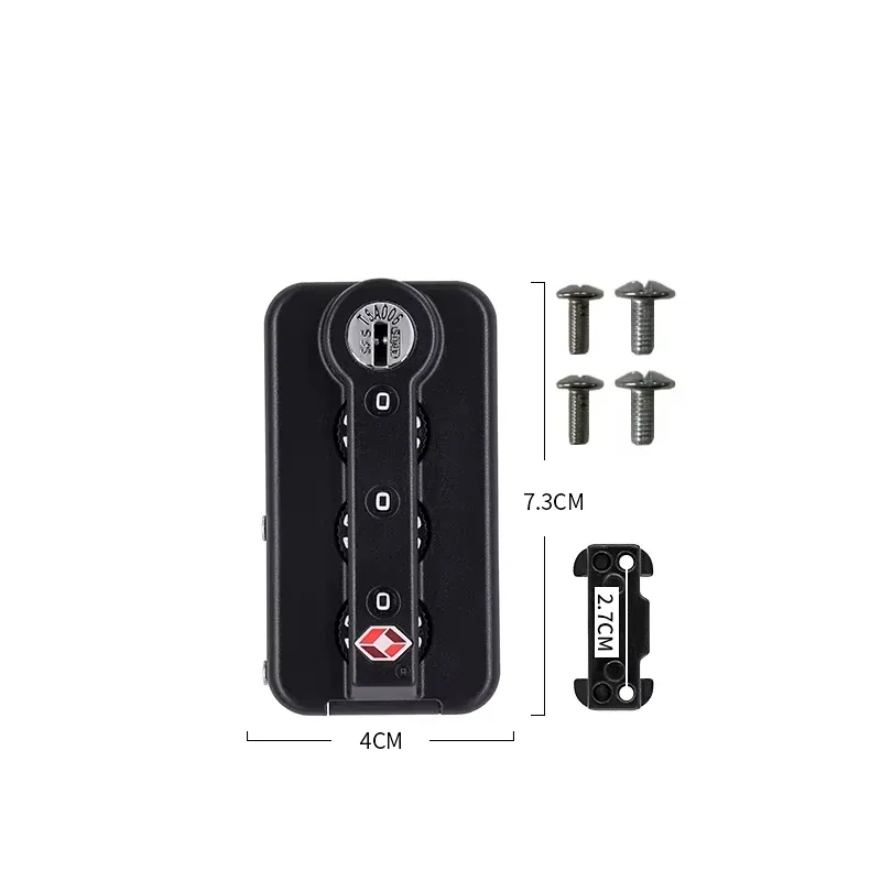 serrure de remplacement tsa006 pour valise rimowa, accessoires de réparation de bagages, organisateur de voyage pour roulettes