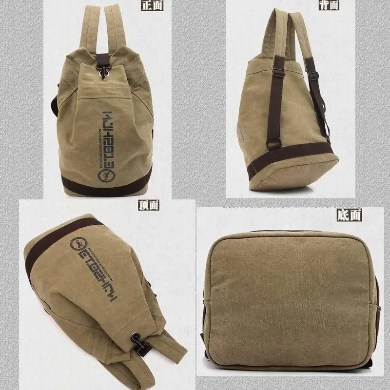 loisirs toile sac à dos grand gentleman sac à dos homme mode sacs de voyage décontractés sacs à dos de haute qualité mochila hombre 가