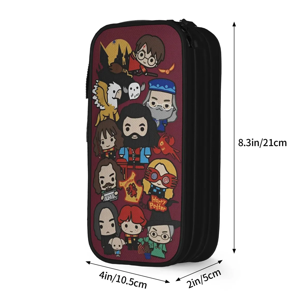 nouveaux étuis à crayons h-hp-p harrys potters, étui à crayons, porte-stylos pour fille et garçon, grands sacs de rangement, cadeaux de bureau, accessoires