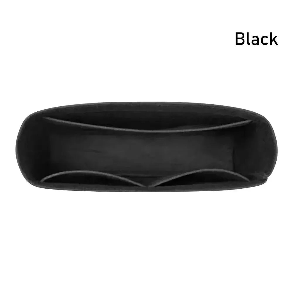 longchamp-mini sac de rangement en feutre portable, doublure multi-poches, accessoire de voyage, 4 couleurs, nouveau