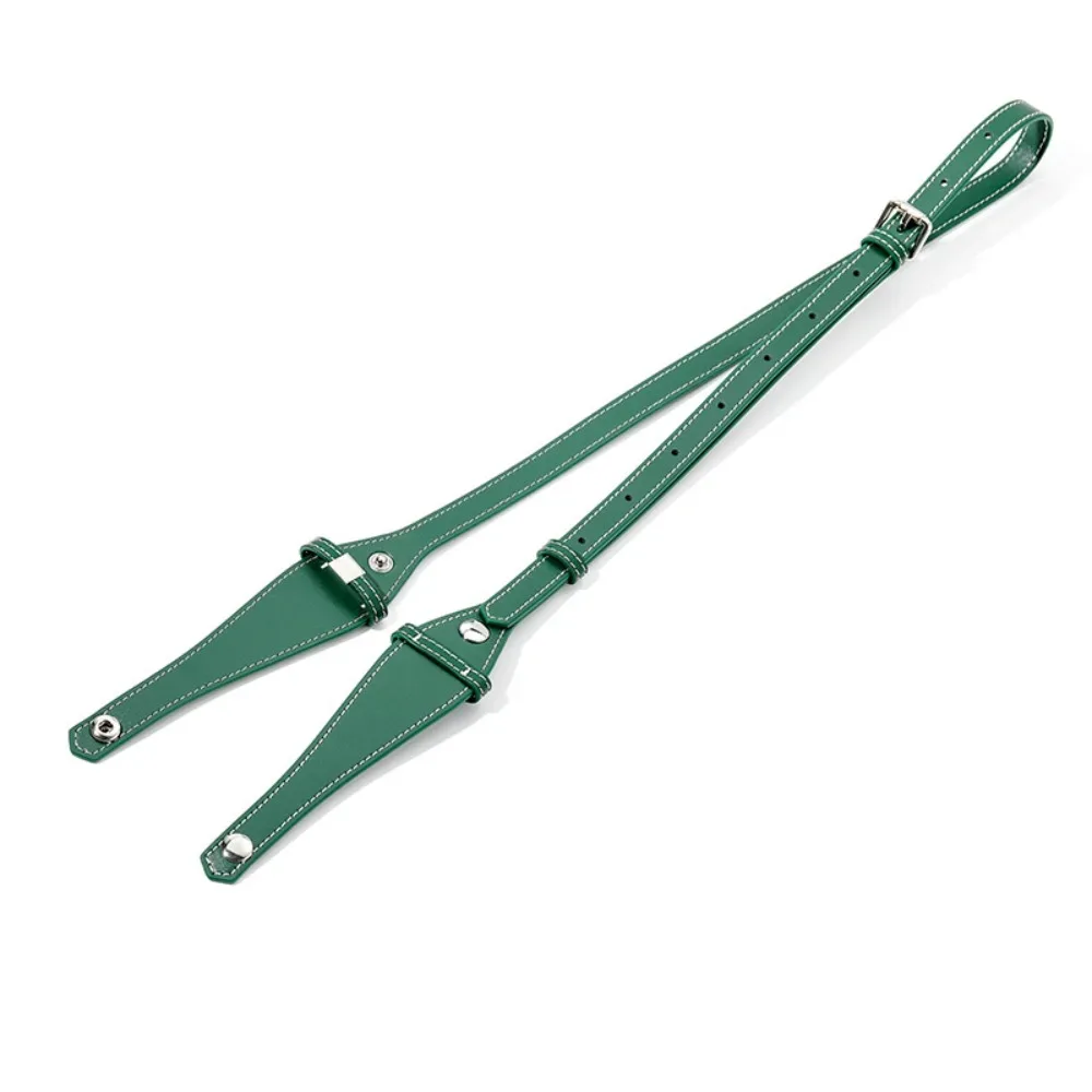 sangle d'épaule extensible en cuir pu 108-137 cm, ceintures d'épaule détachables et réglables pour sac de toilette goyard bowling 25