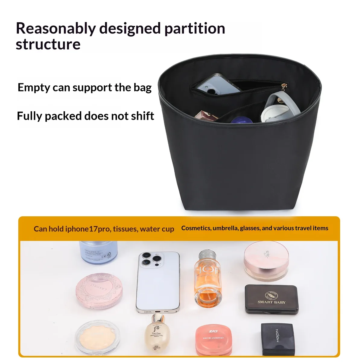 insert organisateur de sac pour sac à dos longchamp enegry, rangement saint, sac en platine, support de rangement, sac de modification intérieure, accessoires