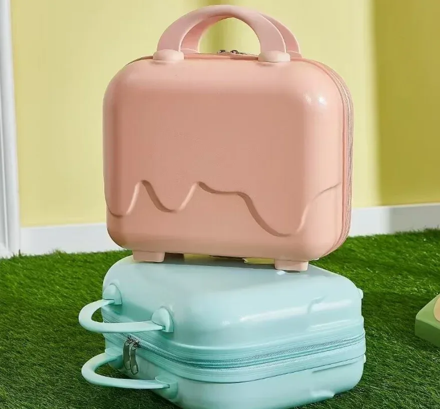 petites valises de voyage rose vif pour femmes, boîte à main pure, tendance, bagages à main, nouvelle collection 2023