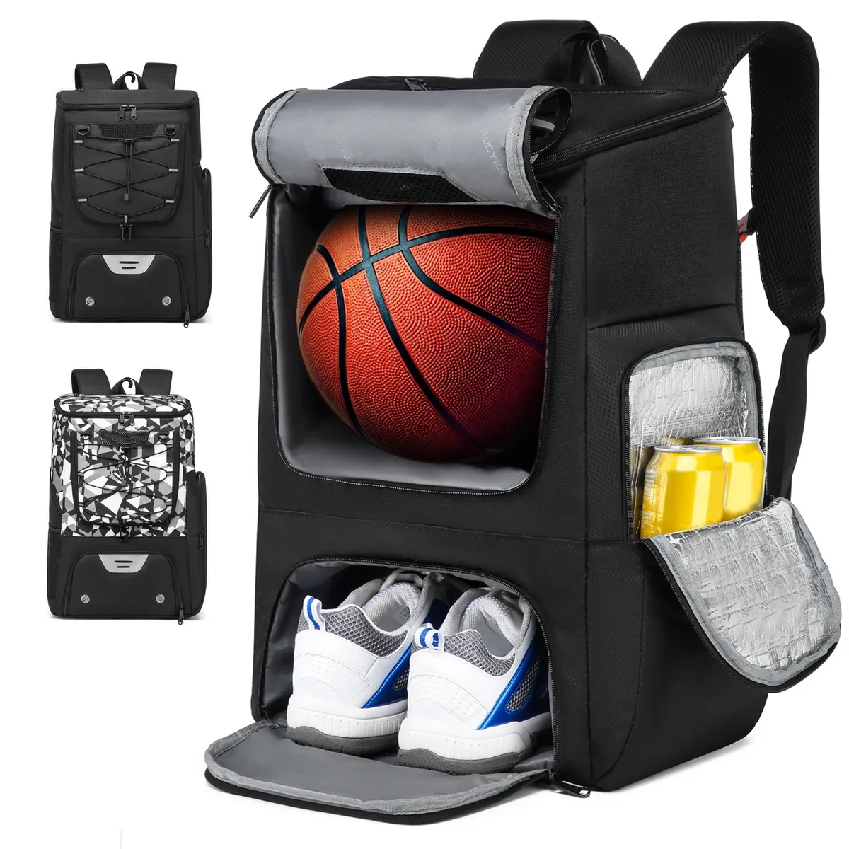sac à dos de football pour hommes, sac à dos de basket-ball, sacs de rangement de football en plein air, sac à dos de sport d'entraînement avec compartiment à chaussures