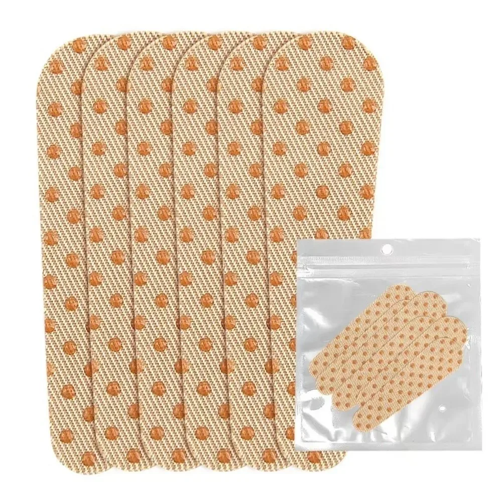 6 patchs antidérapants en silicone à pois pour sacs à bandoulière, bandes antidérapantes réutilisables, autocollants pour bretelles, coussinets antidérapants