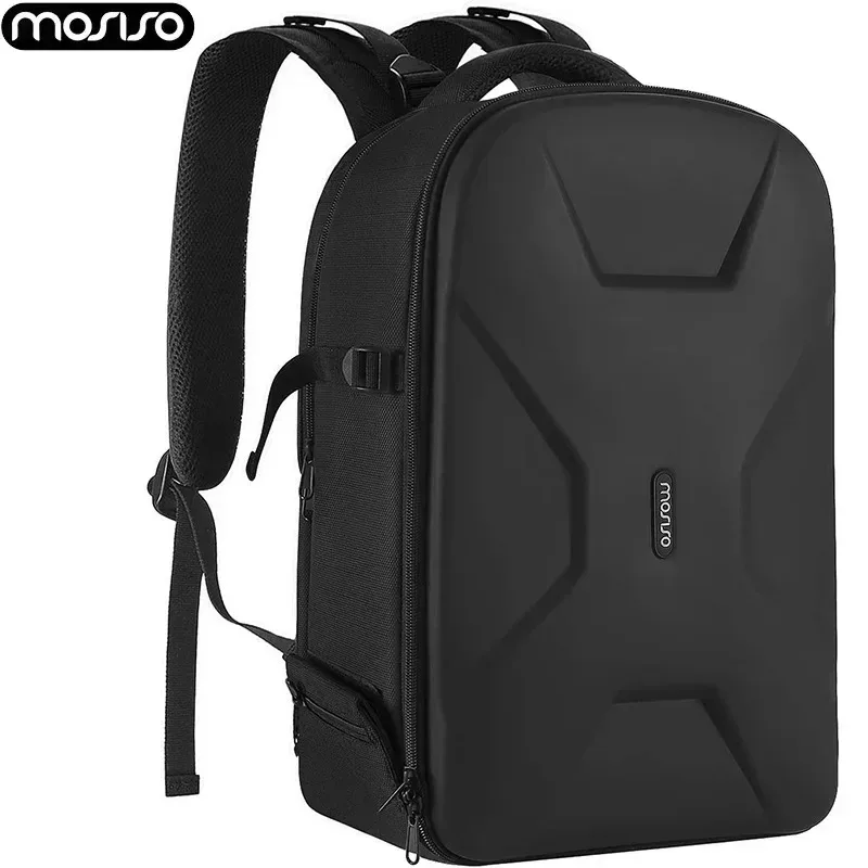 sac à dos pour appareil photo de photographie dslr, coque rigide étanche de 15 à 16 pouces avec support pour t