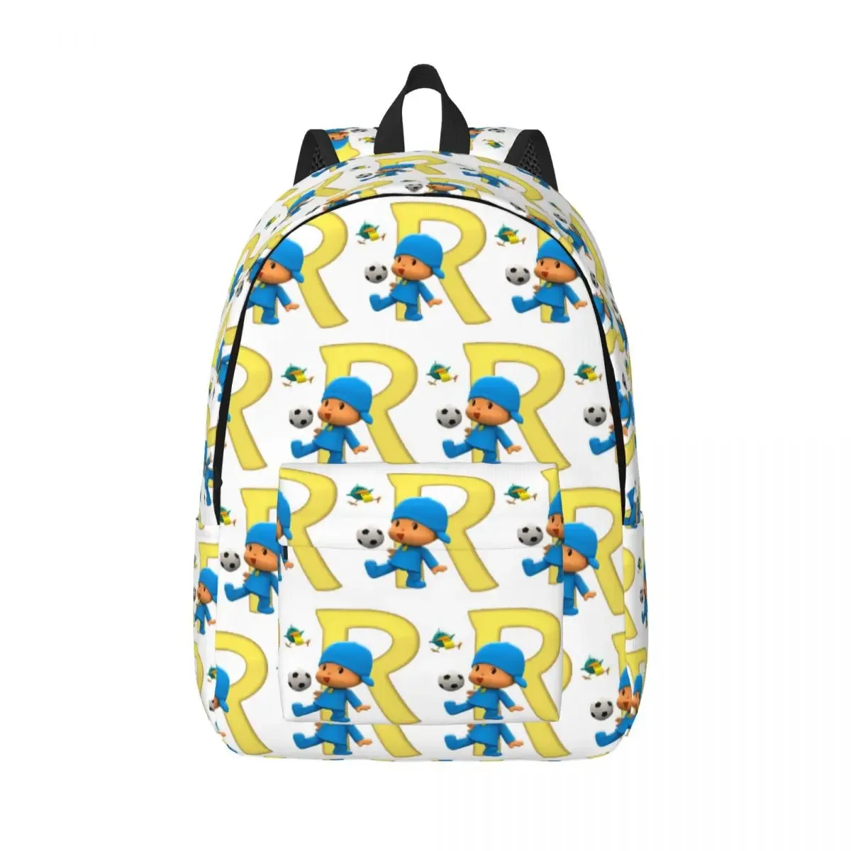 pocoyo étudiant sac à dos sac d'école randonnée voyage sac à dos pour hommes femmes mode bookbag sacs à bandoulière