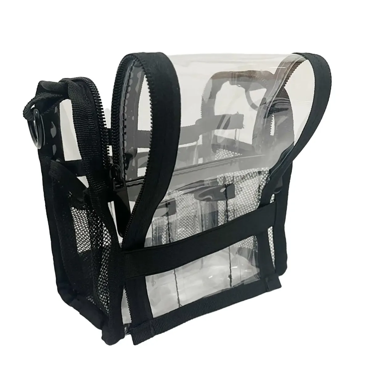 grande trousse de toilette transparente, trousse de maquillage professionnelle, trousse cosmétique de voyage, trousse de maqueteurs pour hooffice home