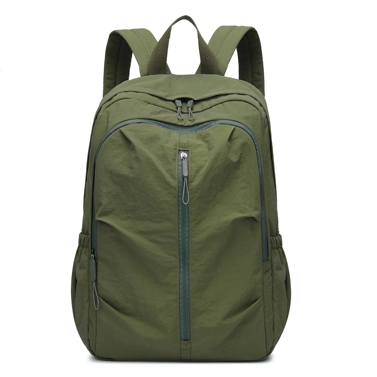 sac à dos pratique et élégant, grande capacité, unisexe, décontracté, résistant à l'eau, en nylon, pour voyage, pour ordinateur portable, pour les déplacements quotidiens