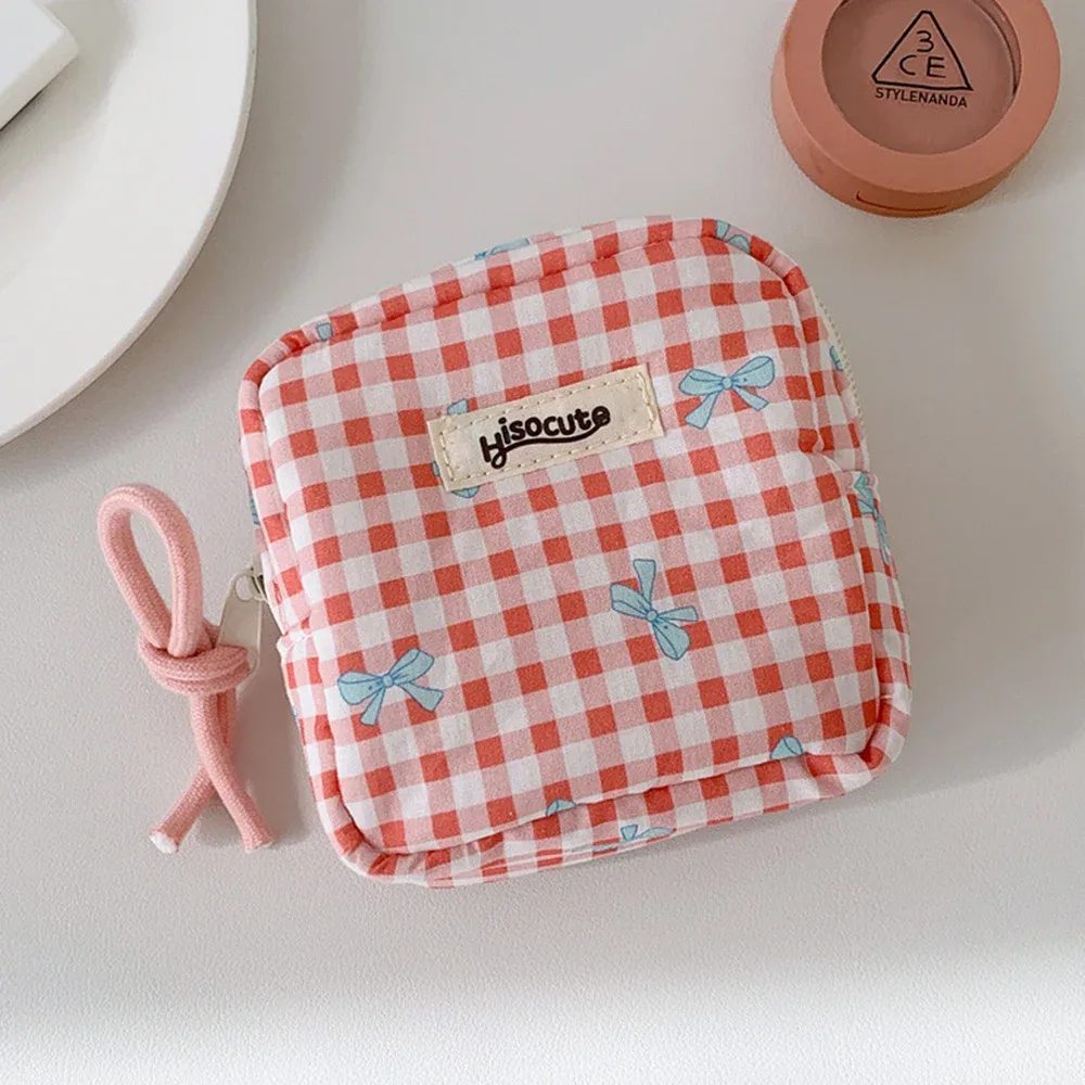 mini pochette de maquillage version coréenne pour voyage, enveloppe de rouge à lèvres, sac de rangement de bijoux cosmétiques portables, idée cadeau de noël/anniversaire