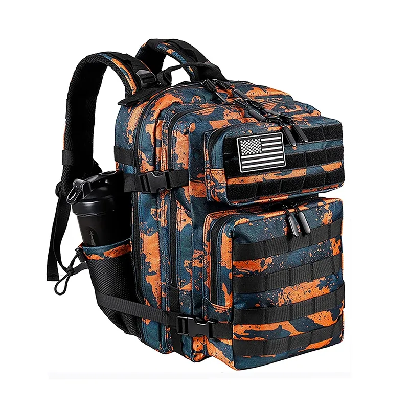 lhi 45l/35l/25l sac à dos tactique pour hommes et femmes étanche athlète salle de sport sac de plein air voyage randonnée sac à dos avec porte-bouteille