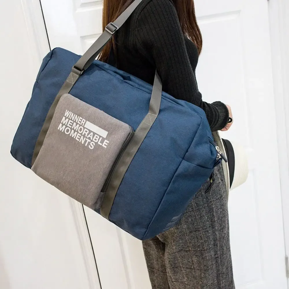 sac de rangement pliable pour vêtements, grande capacité, en tissu oxford, sac de voyage, sac de sport imperméable, sac à main de voyage, sac à bagages