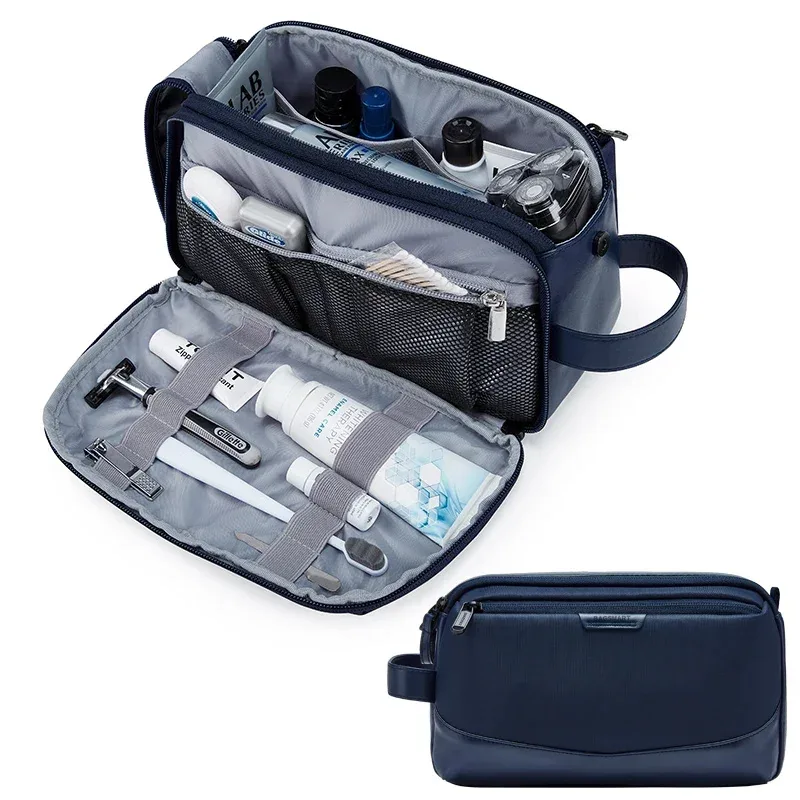 trousse de toilette pour hommes bagsmart grand organisateur de toilette kit dopp trousse de maquillage sacs à cosmétiques imperméables nécessaire de voyage pour hommes