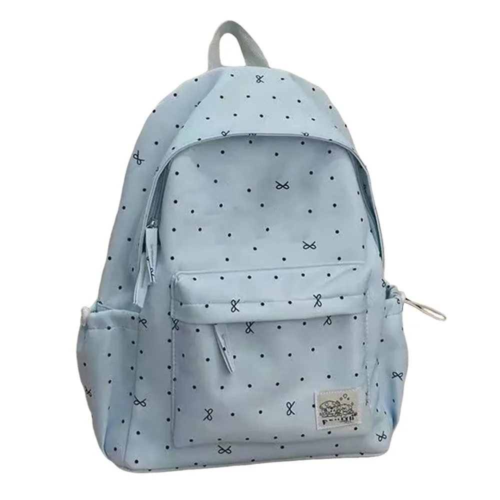 nouveau sac à dos à nœud de grande capacité, ultra-léger et respirant pour filles, sacs à livres en nylon pour étudiants