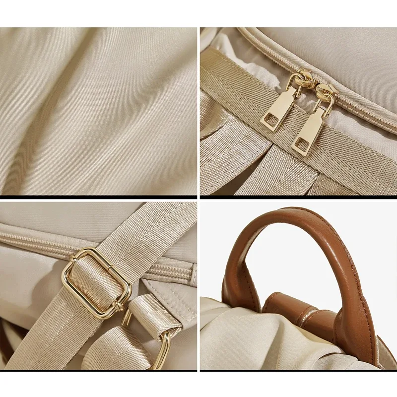sac à dos en tissu foxer pour femme 2026 – sac à bandoulière tendance avec poignée supérieure pour étudiantes – cadeau idéal pour les universitaires