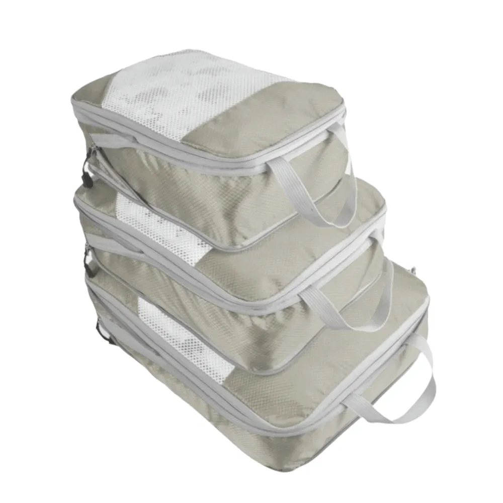 sacs de rangement de voyage pliables et extensibles en nylon, cubes de compression étanches pour vêtements, organisateurs de vêtements peu encombrants pour avion