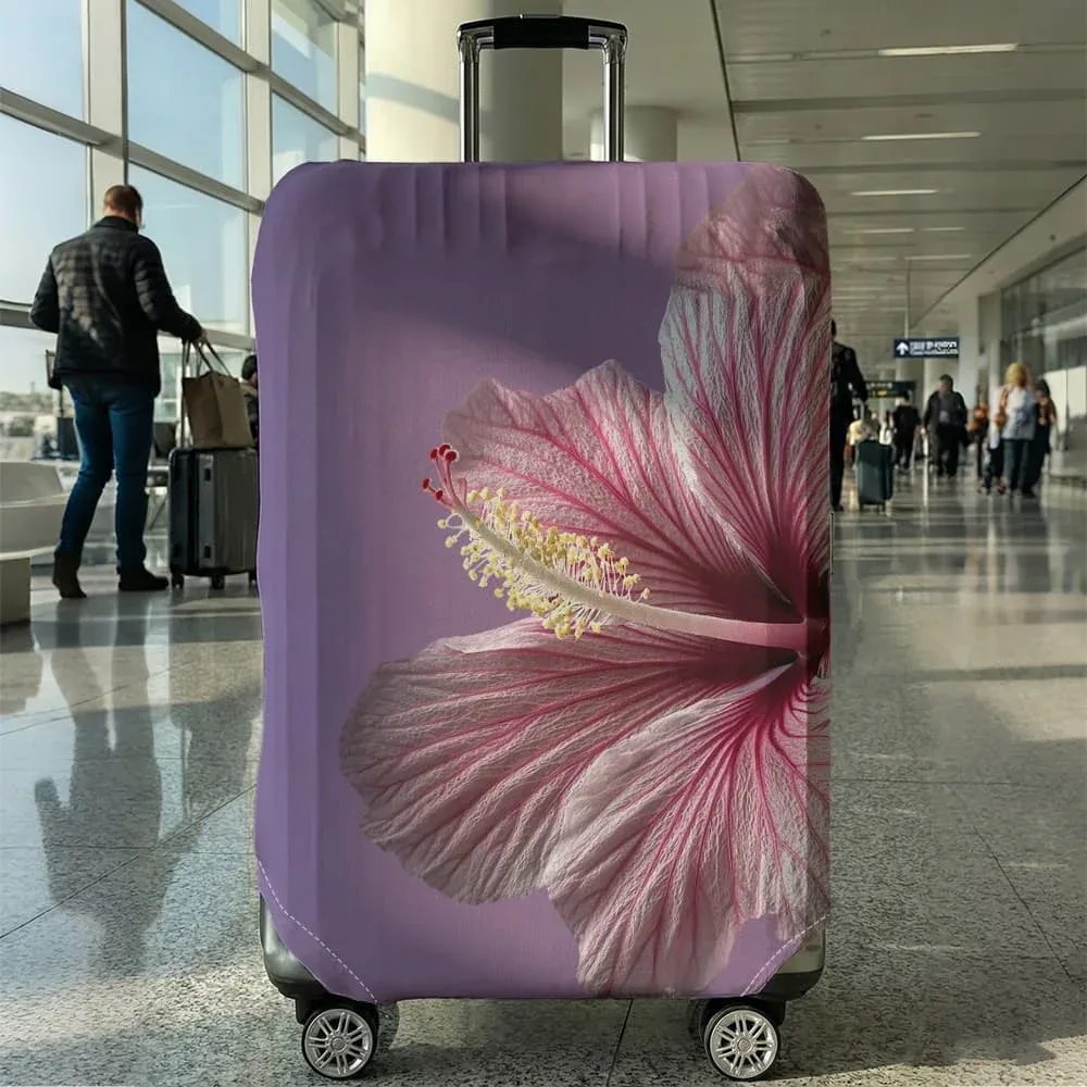 housse de protection pour bagages à motifs floraux, adaptée aux bagages de 18 à 32 pouces, avec protège-poignées, accessoires de voyage