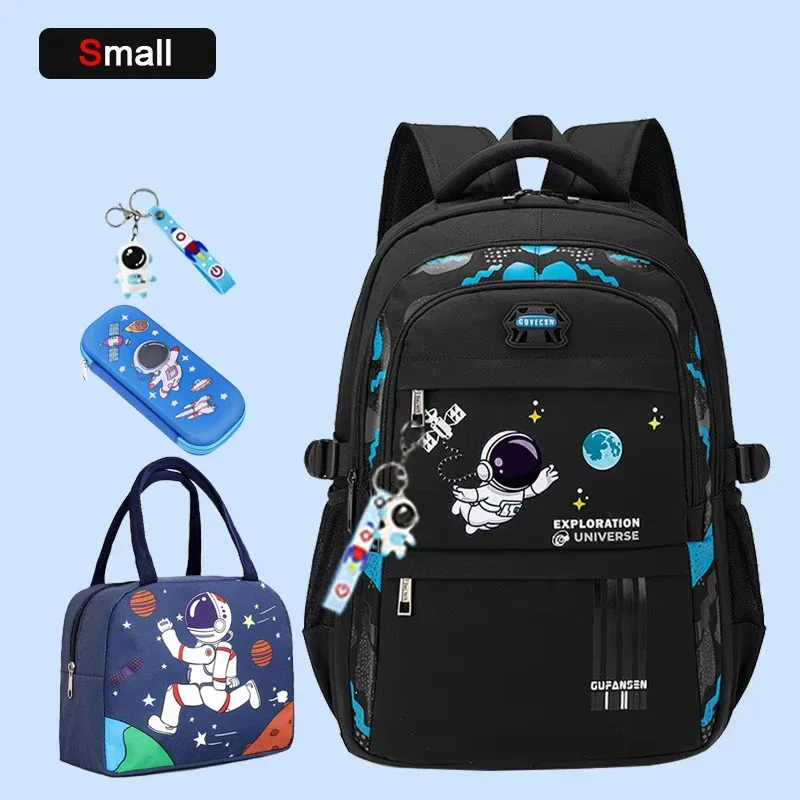 sac à dos d'école astronsominitié pour garçon, cartable étanche pour enfant du primaire