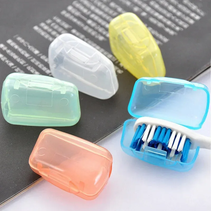 étui de voyage portable pour brosse à dents, 5 pièces/ensemble, housse pour hommes et femmes, organisateur d'emballage de brosse à dents, boîte de protection étanche et anti-poussière