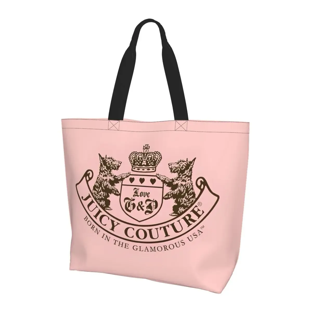 sac de shopping j-juicy-c-couture, sac à bandoulière pour femme, sacs fourre-tout décontractés pour femme