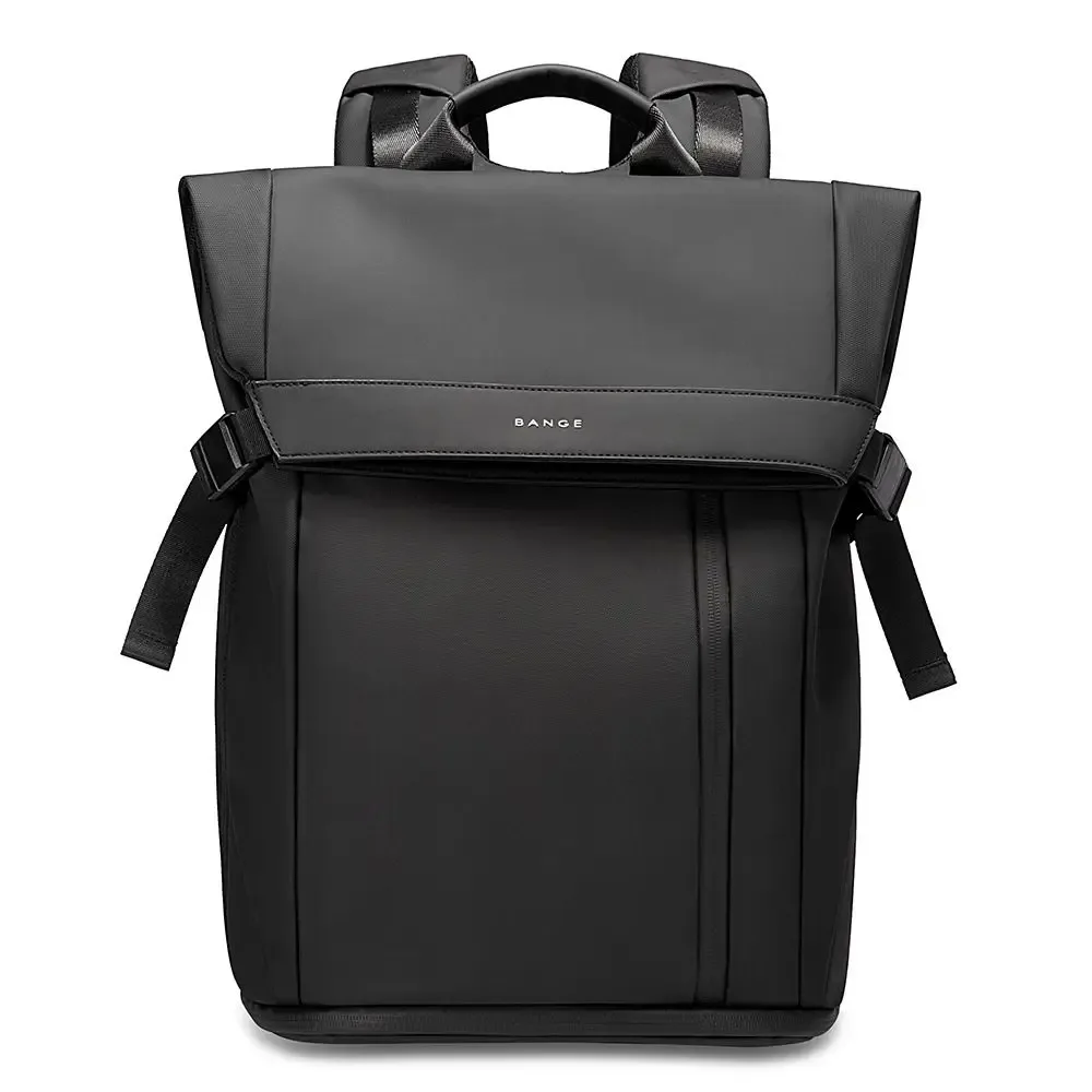 sac à dos d'affaires pour homme bange 15,6 pouces, sac à dos imperméable multi-compartiments, sac de voyage noir, adapté aux hommes