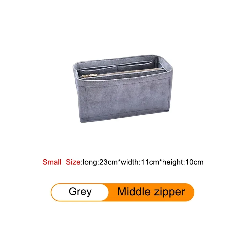 insert organisateur de sac pour h-birkin 25 30 35, sac à main en velours, sac à cosmétiques, support de rangement, sac de modification intérieure, accessoire