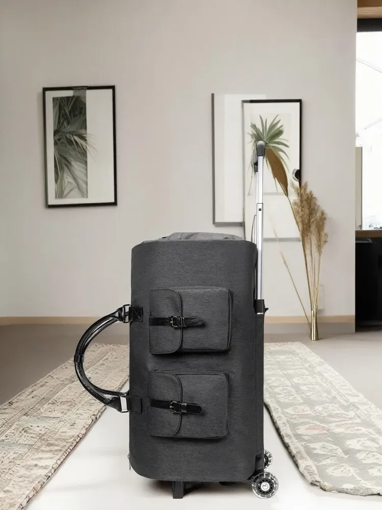 sac à vêtements extensible multifonctionnel professionnel, valise à roulettes étanche avec roues, sac à main convivial pour les voyages d'affaires et la salle de sport