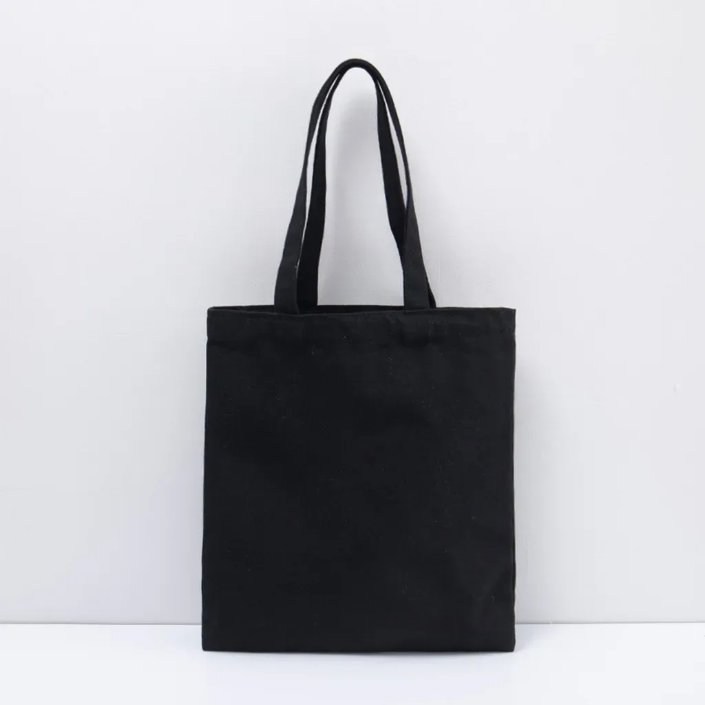 sac fourre-tout vierge en toile de coton souple pour emballage cadeau, création artistique étudiante et articles de magasin