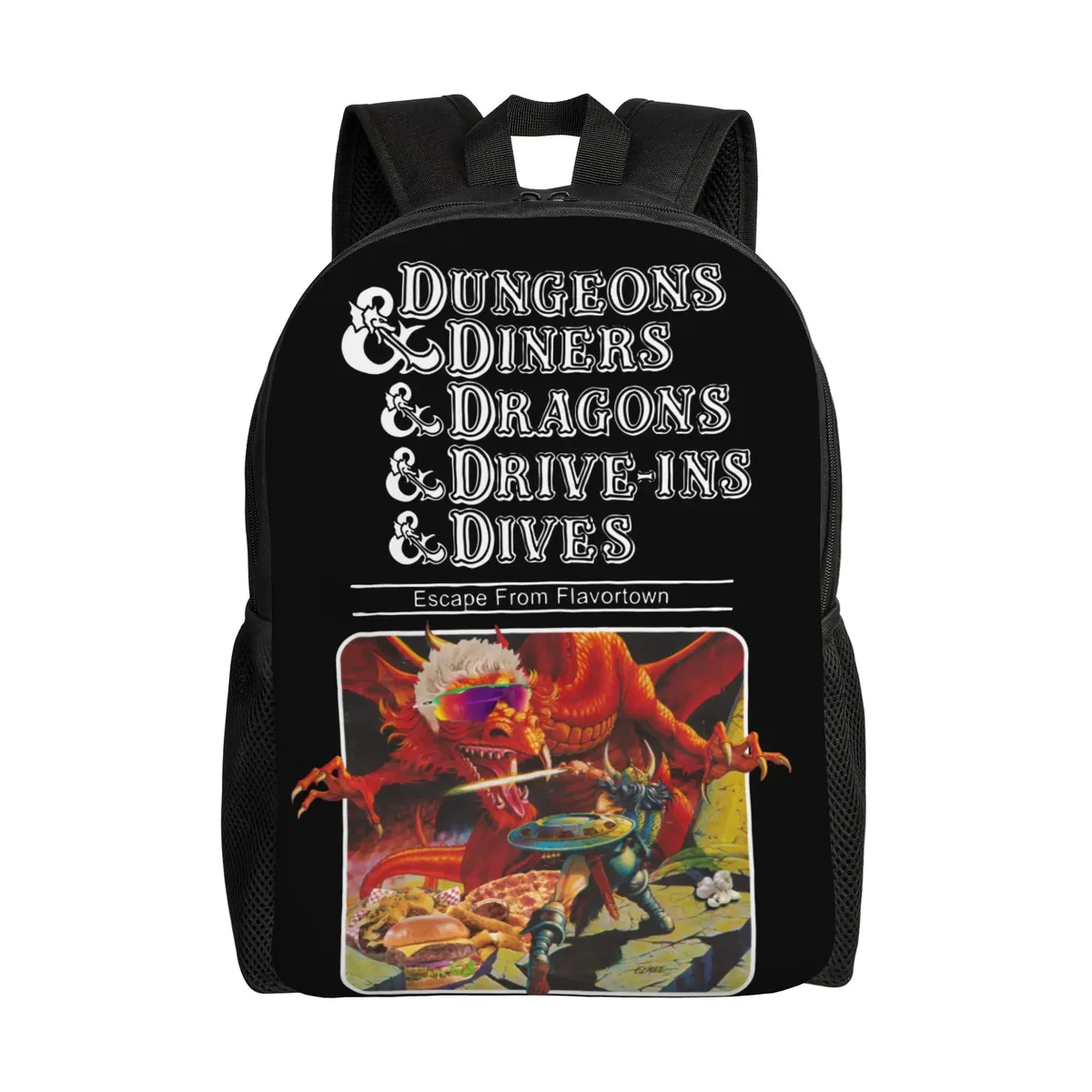 sac à dos dungeon dragon dnd pour hommes et femmes, sac à dos cool pour étudiants et professionnels, sac à bandoulière pour ordinateur portable, cadeau
