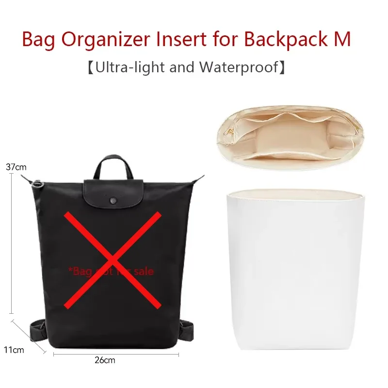 organisateur de sac à dos longchamp, sac étanche, rangement léger, support de sac en papier dupont, accessoires