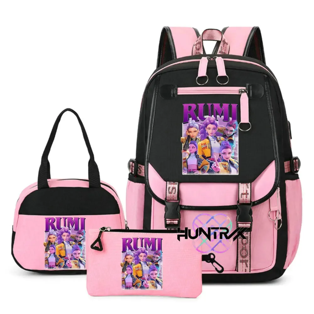 nouveaux sacs à dos kpop demon hunters, sac d'école pour garçons et filles, sac à dos pour ordinateur portable, pour adolescents, filles et femmes, imprimé mochila escolar, cadeau