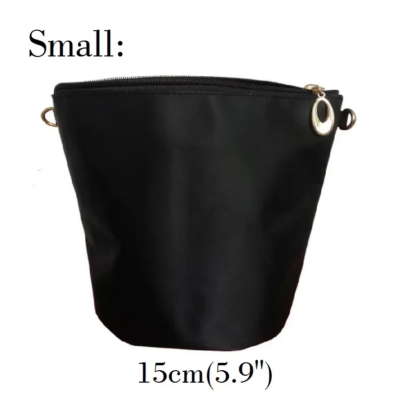 sac organisateur pour sac à main seau, inserts de sac seau (abricot, noir, café)