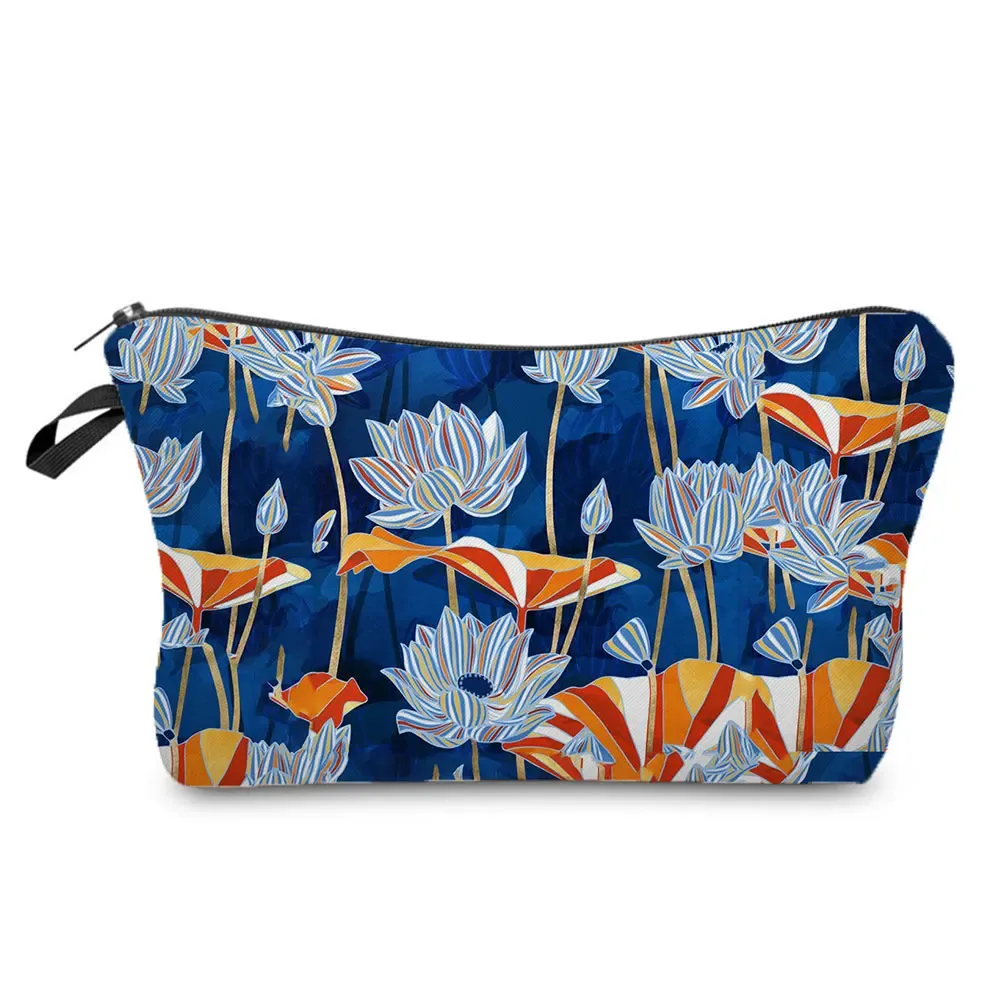 sac de maquillage imprimé grue, sac design japonais ukiyoe pour femmes, sacs à cosmétiques de paysage, étuis à crayons, sac de rangement de haute qualité, offre spéciale