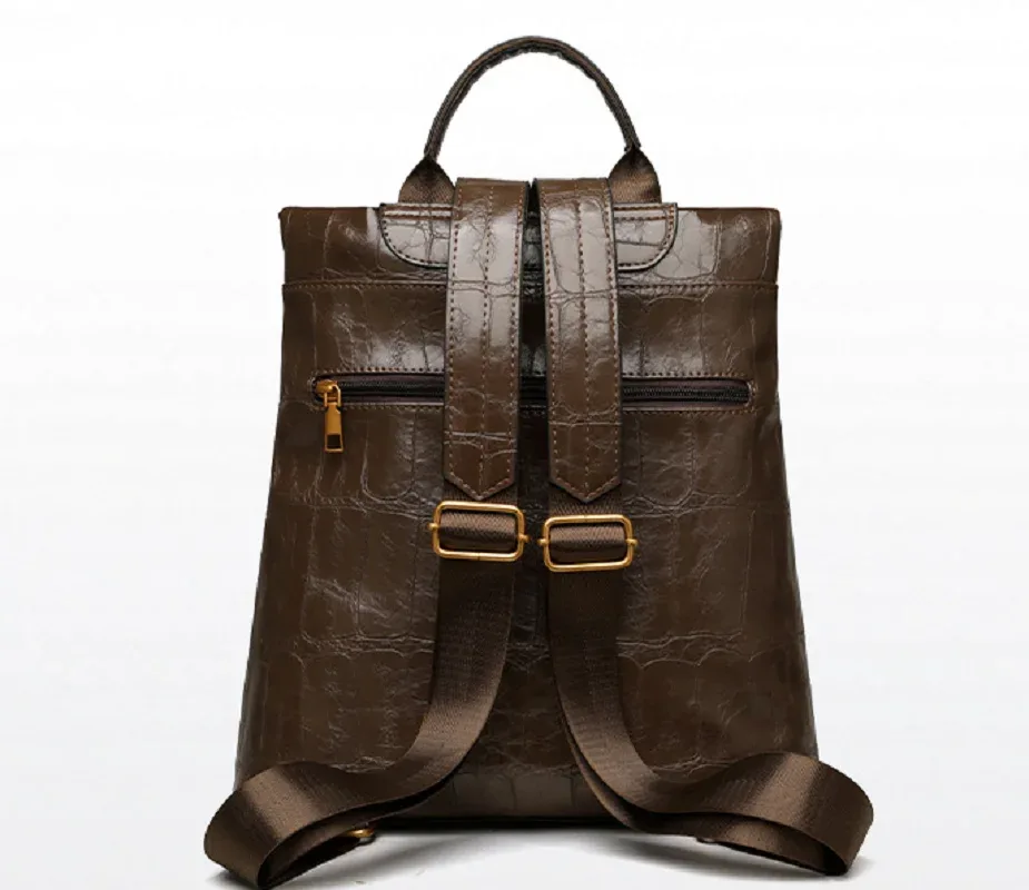 nouveau sac à dos de voyage en cuir de luxe 2026 pour femmes, grande capacité, sacs à bandoulière, cabas, sacs d'école pour ordinateur portable
