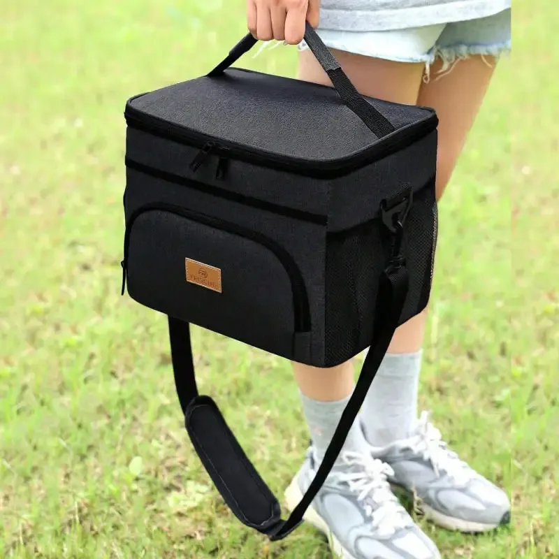 sac isotherme grande capacité pour pique-nique, sac à dos pour déjeuner, sac de pique-nique, sac de rangement extérieur, sac initié, cool et chaud, fuite