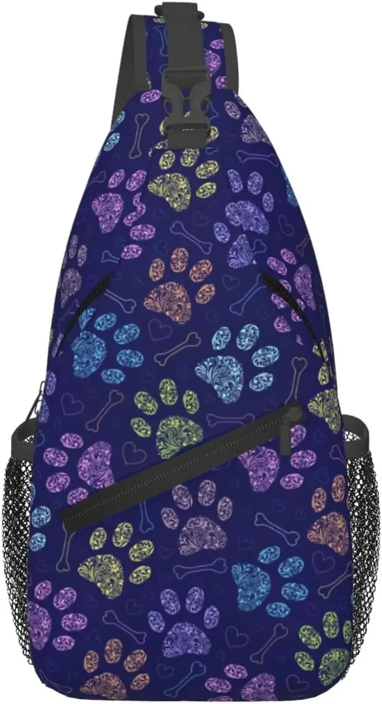 paon sac à bandoulière sac à dos bandoulière beau paon sac à bandoulière sac à dos sac de poitrine voyage randonnée décontracté sport sac à dos