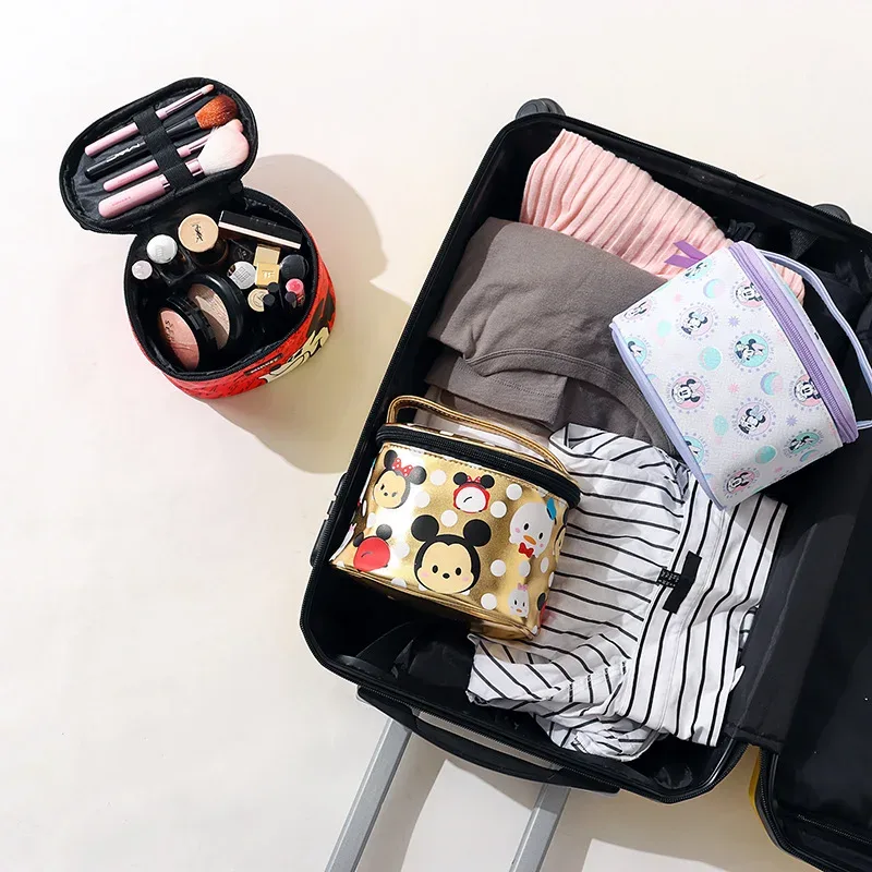 sacs cosmétiques multifonctions originaux mickey minnie pour femmes